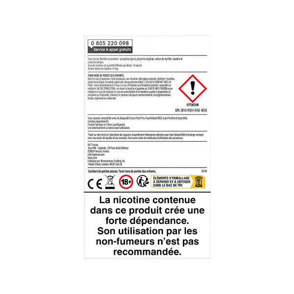 Vuse ePod visuel arrière