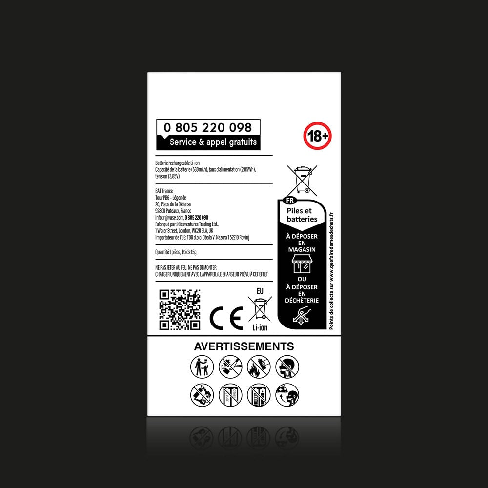 Vuse Ultra Batterie