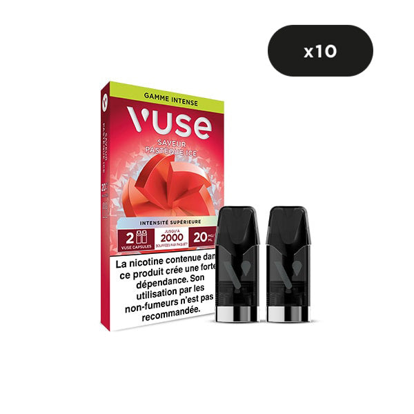 Gamme intense pastèque ice 2000 20mg x10